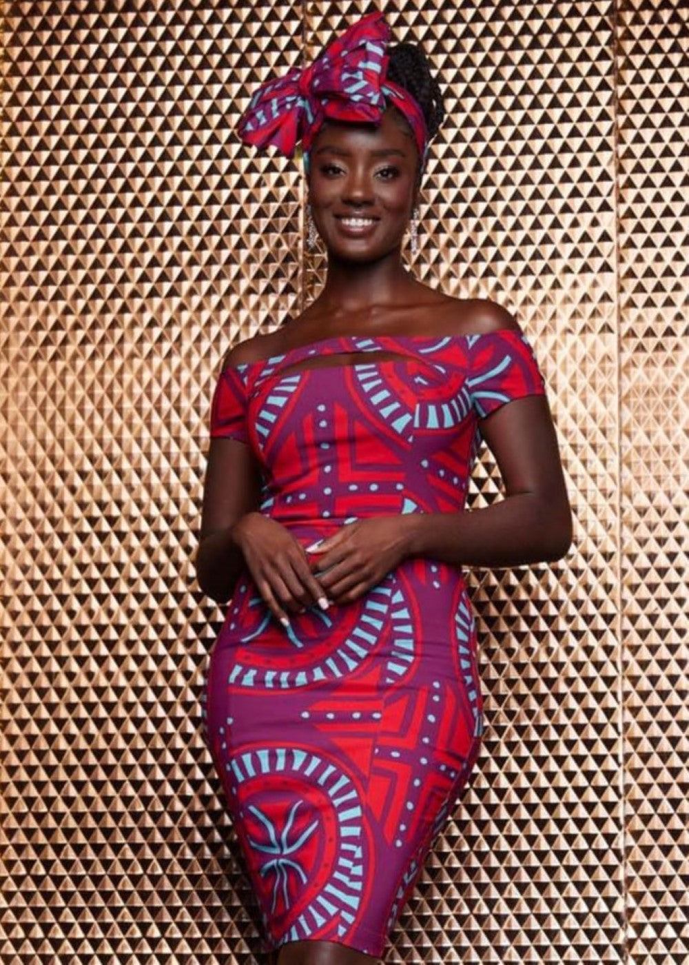 Stretch african 2024 print dresses