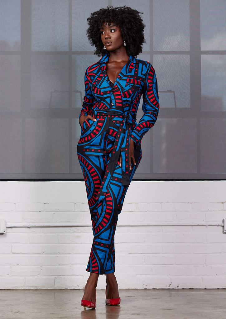 Print hot sale jumpsuit womens
