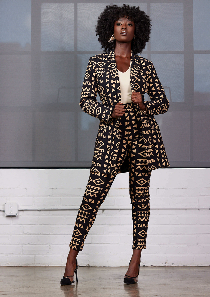 Printed blazer dress hot sale